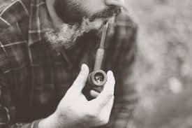 man smoking 