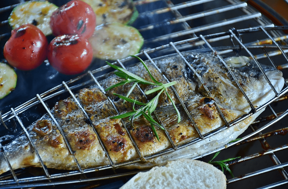 barbecued fish
